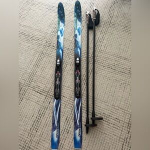 Skis with Poles
